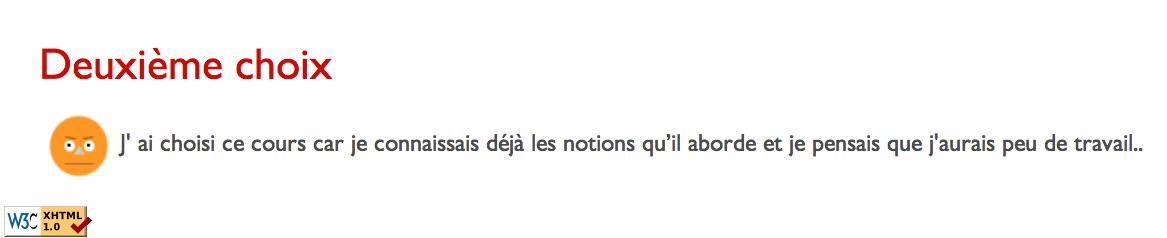 2e choix